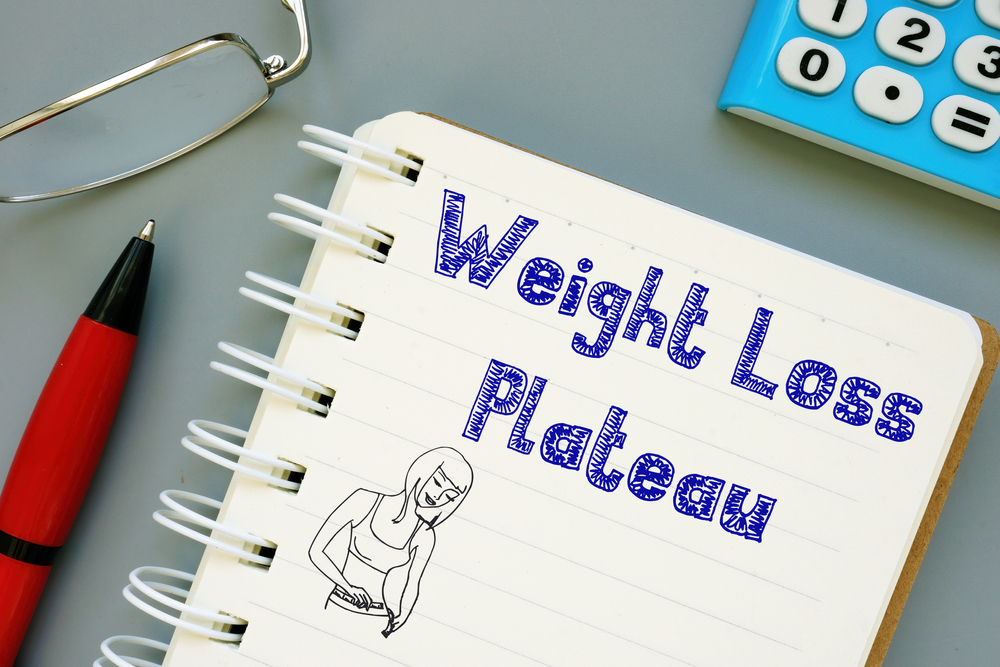 Weight,Loss,Plateau,Inscription,On,The,Piece,Of,Paper.