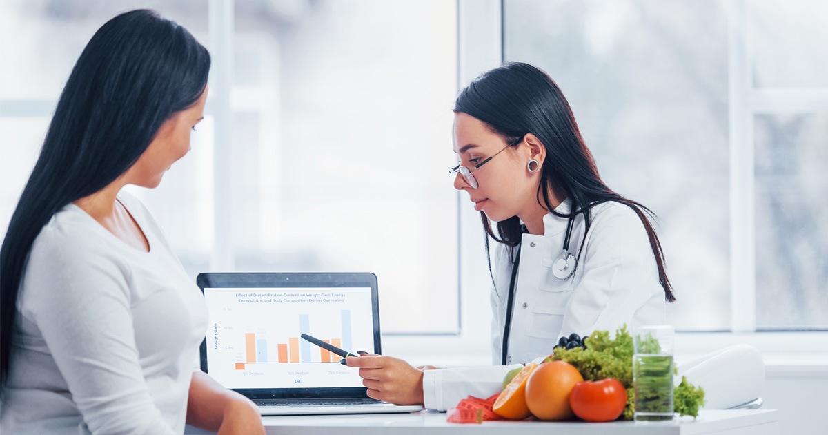 medical weight management treatment consultation discussing personalized weight management plan